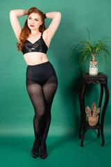 What Katie Did Opaque Tights Black
