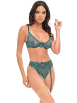 Oh la la Cheri Paisley Underwire Lace Bra Set