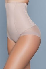 BeWicked Peachy Soft Shapewear Brief High Waist Beige