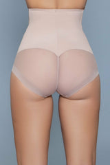 BeWicked Peachy Soft Shapewear Brief High Waist Beige