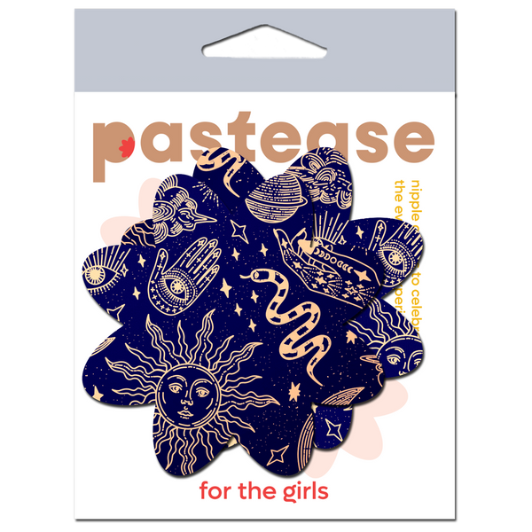 Pastease Midnight Celestial Sun & Moon Petal - Black/White