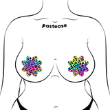 Pastease Cheetah Leopard Print Petal - Rainbow