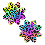 Pastease Cheetah Leopard Print Petal - Rainbow