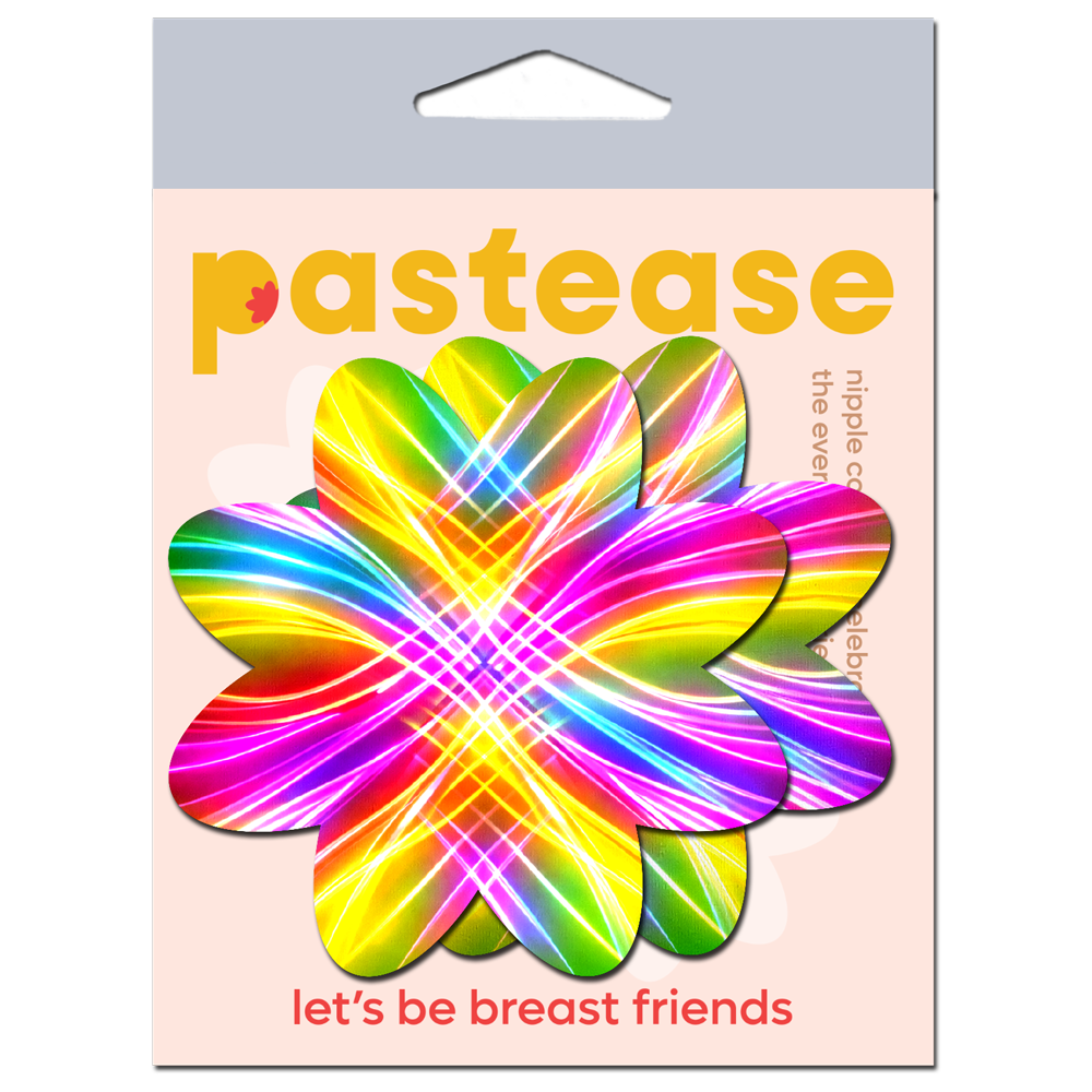 Pastease Electric Fractal Laser Petal - Rainbow