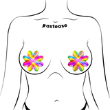 Pastease Electric Fractal Laser Petal - Rainbow