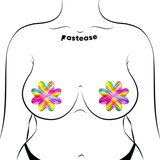 Pastease Electric Fractal Laser Petal - Rainbow