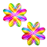 Pastease Electric Fractal Laser Petal - Rainbow