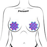 Pastease Neon Checkered Petal - Pink/Blue
