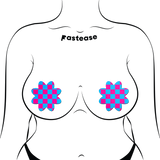 Pastease Neon Checkered Petal - Pink/Blue