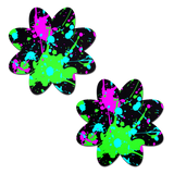Pastease Vibrant Neon Paint Splatter Petal - Multi-Color