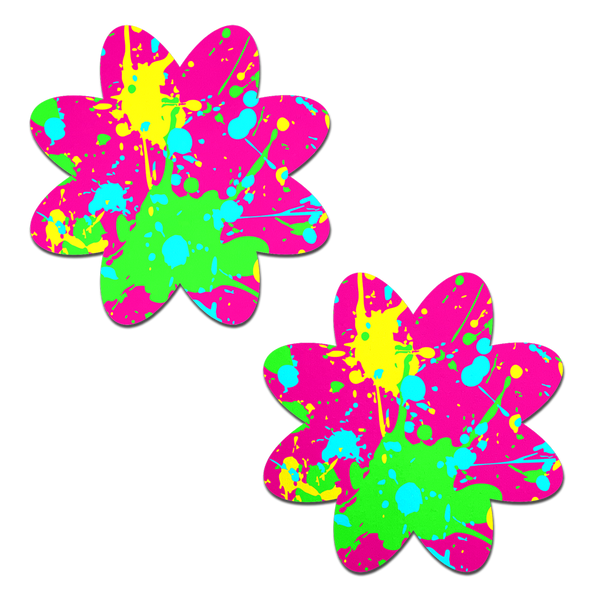 Pastease Neon Graffiti Paint Splatter - Pink