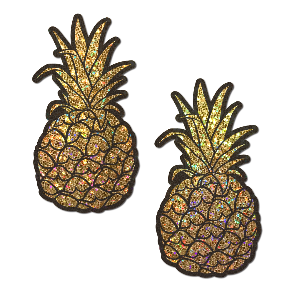 Pastease Premium Glitter Pineapple - Gold