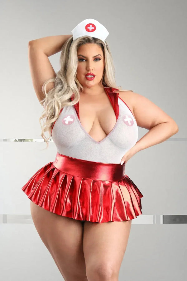Fantasy Curve Play Pulse Check Nurse Costume Set