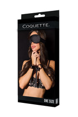 Coquette Pleasure Blindfold & Ties Set
