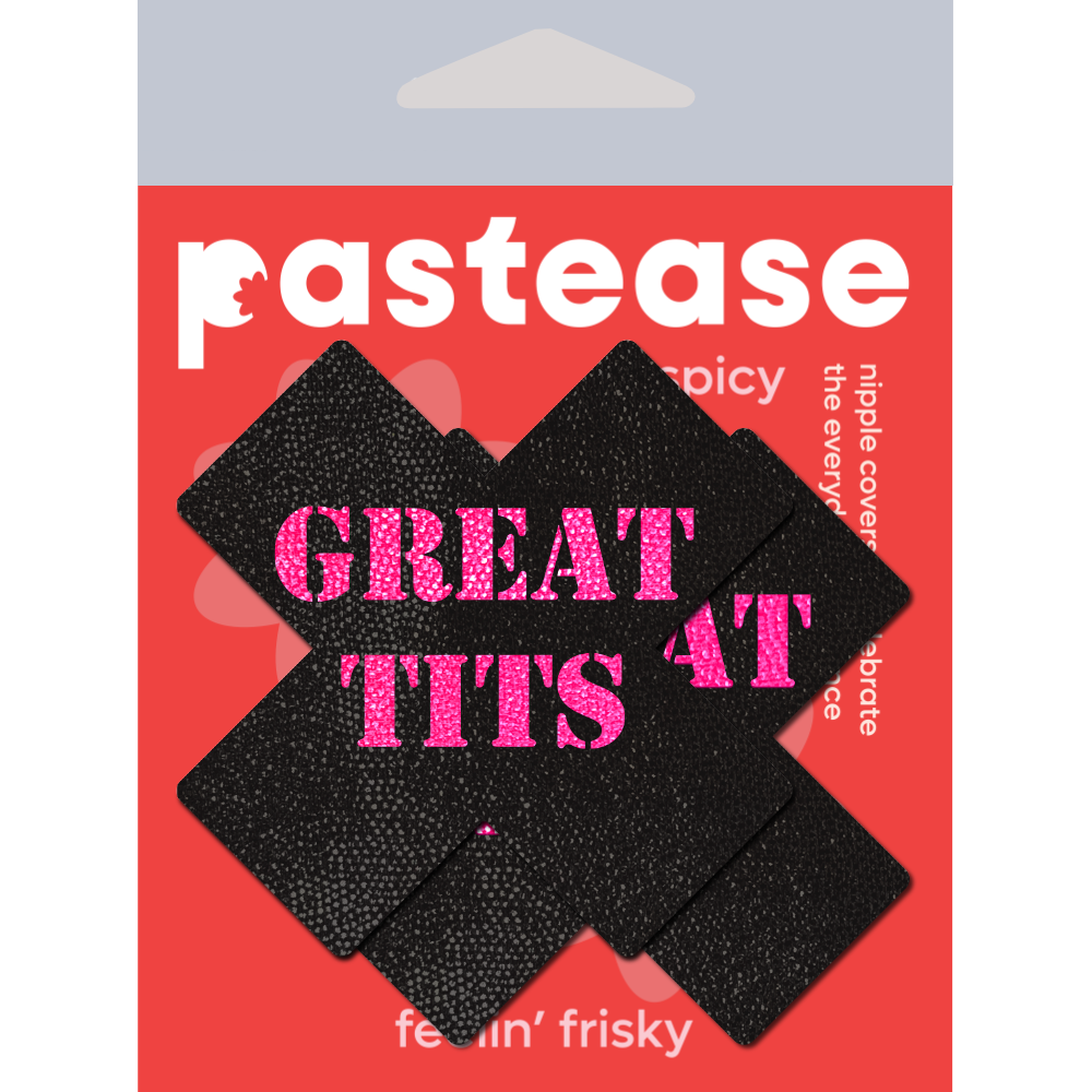 Pastease Great Tits Cross - Black/Pink