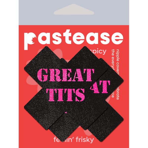 Pastease Great Tits Cross - Black/Pink
