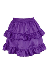 Daisy Corsets Satin Ruched Bustle Skirt