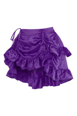 Daisy Corsets Satin Ruched Bustle Skirt