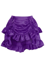 Daisy Corsets Satin Ruched Bustle Skirt
