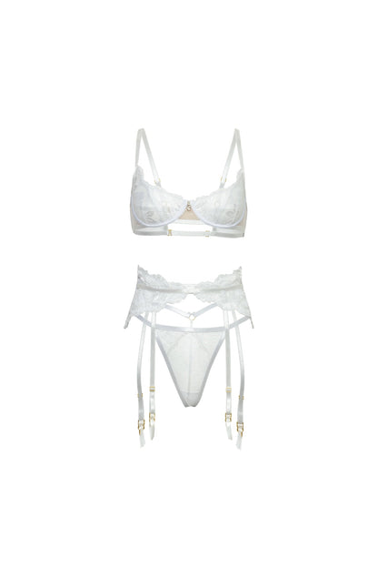 Oh la la Cheri Portia Open Cups Shelf Bra Set