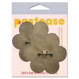Pastease Pierced Flower Breast Petal w/Barbell Piercing - Nude