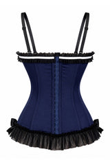 Daisy Corsets Lavish Navy/Black Bustier Corset with Underwire Cups