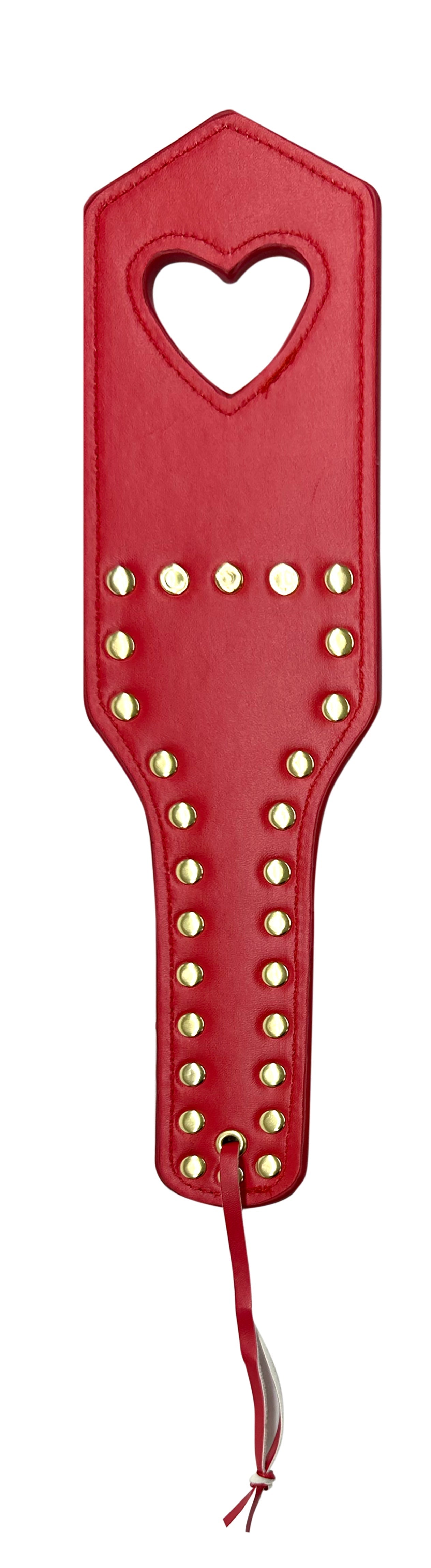 Mapale Premium Faux Leather Open Heart Lingerie Accessory