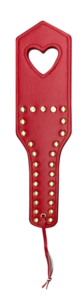 Mapale Premium Faux Leather Open Heart Lingerie Accessory