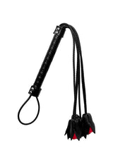 Mapale Premium Faux Leather Red Roses Lingerie Accessory Black