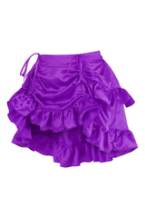 Daisy Corsets Satin Ruched Bustle Skirt