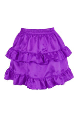 Daisy Corsets Satin Ruched Bustle Skirt