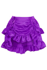 Daisy Corsets Satin Ruched Bustle Skirt