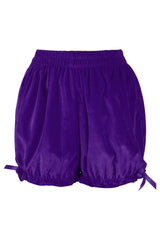 Daisy Corsets Purple Velvet Bloomers