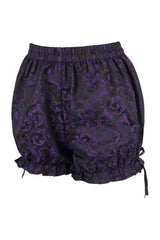 Daisy Corsets Purple/Black Brocade Bloomers