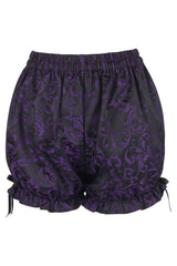 Daisy Corsets Purple/Black Brocade Bloomers