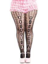 Leg Avenue Sweetheart Striped Tights