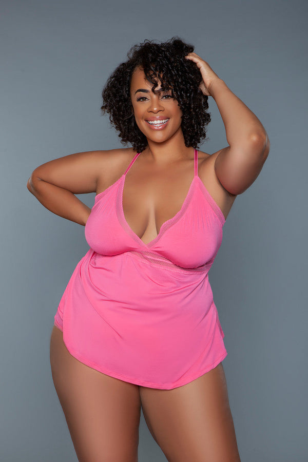 BeWicked Queen Piper Cami Set Modal Coral