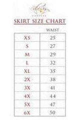 Rainbow Glitter PVC Fringe Skirt - Daisy Corsets