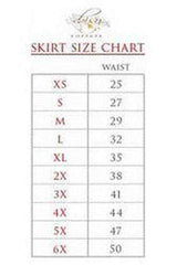 Daisy Corsets Holo Skater Skirt