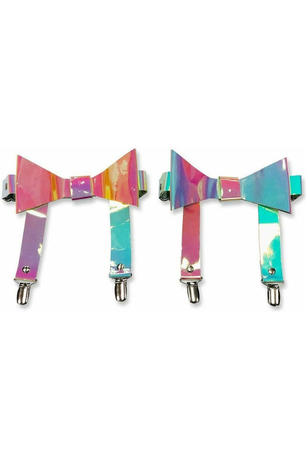 Daisy Corsets Rainbow Holo Garters (set of 2) HAR-505