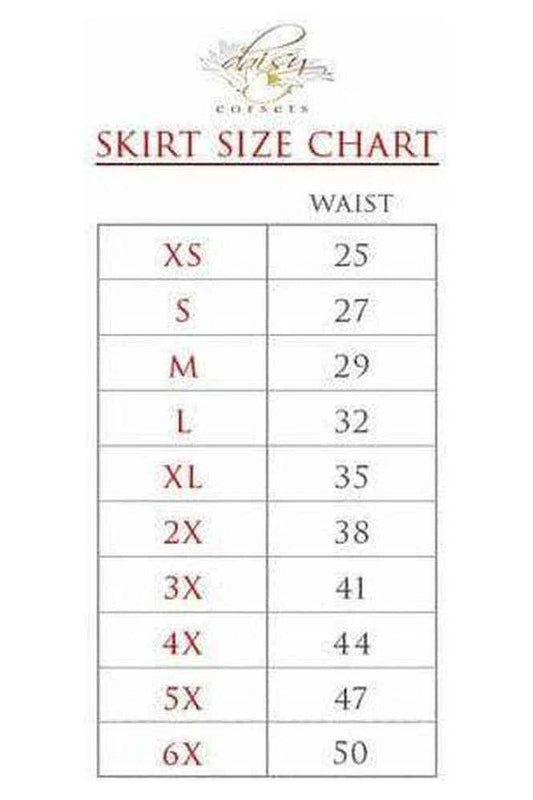 Rainbow Leopard Print Stretch Lycra Skirt - Daisy Corsets