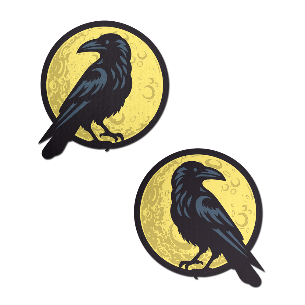 Pastease Raven & Full Moon - Black/Yellow