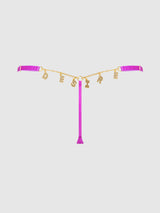 Reanna Lace & Chain DESIRE Charm G-String Panty Pink