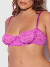 Reanna Lace & Chain Handcuff Teddy Pink