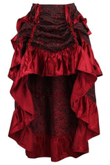 Daisy Corsets Brocade Adjustable High Low Bustle Skirt