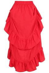 Daisy Corsets Crepe Adjustable High Low Skirt