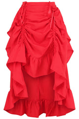 Daisy Corsets Crepe Adjustable High Low Skirt
