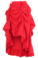 Daisy Corsets Crepe Adjustable High Low Skirt
