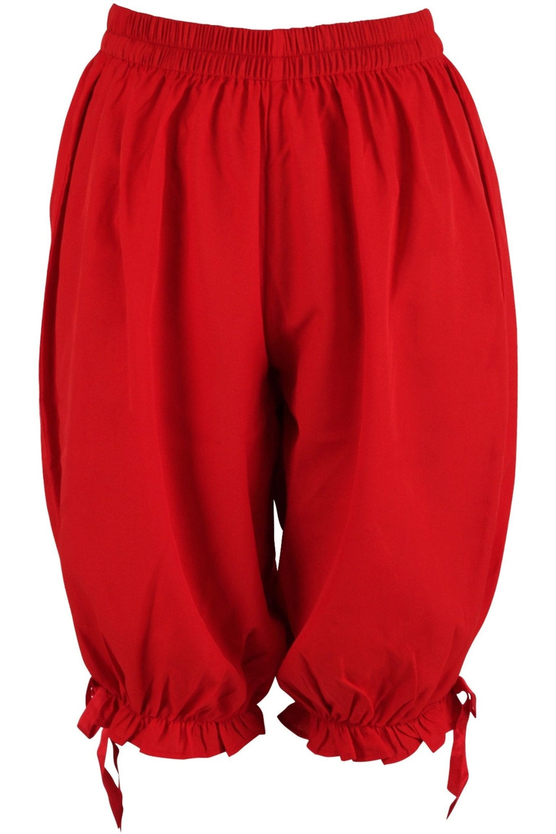 Daisy Corsets Red Crepe Long Bloomers