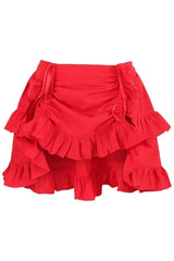 Daisy Corsets Crepe Ruched Bustle Skirt